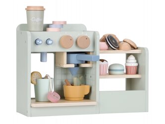 Kávovar dřevěný velký s příslušenstvím Coffee House