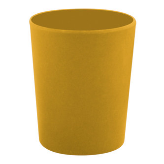 Spirella kelímek na kartáčky TAKEO, žlutý, bambusová vlákna