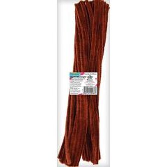 Druciki dekoracyjne 0,6x30cm brązowe 50szt