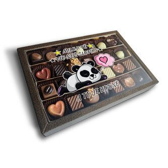 Pralinky Miluji tě víc než šlofíky: 28 ks pralinek