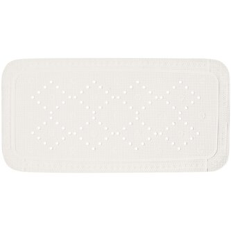 Spirella protiskluzová podložka do vany ALASKA, bílá, PVC, 71 x 36 cm