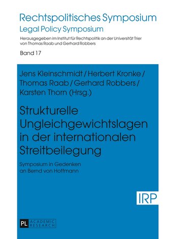 Strukturelle Ungleichgewichtslagen in der internationalen Streitbeilegung