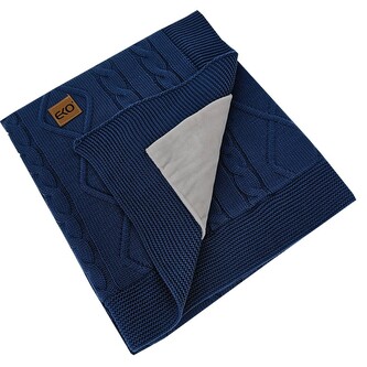 EKO Deka kašmírová s velurovou podšívkou Jeans 100x80 cm EKO Deka kašmírová s velurovou podšívkou Jeans 100x80 cm