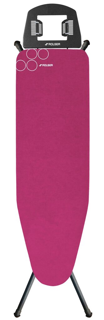 Rolser žehlící prkno K-22 Black Tube L, 120 x 38 cm, růžové