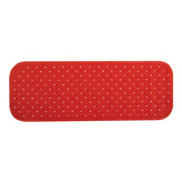 MSV protiskluzová podložka do vany CLASS Premium, červená, SBS kaučuk, 36 x 97 cm