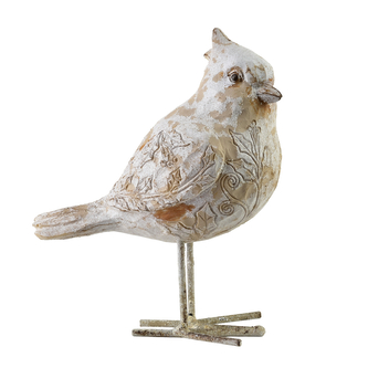 LILA Figura ptak 1szt 14x8x16,5CM