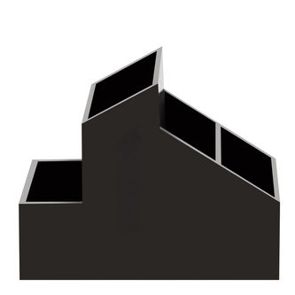 Spirella kosmetický organizér SKYLINE, černý, plast