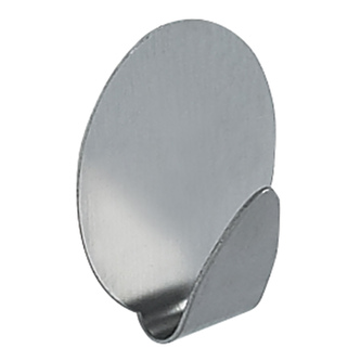Spirella kulatý samolepící háček 2 ks METAL, nerezová ocel, průměr 53 mm