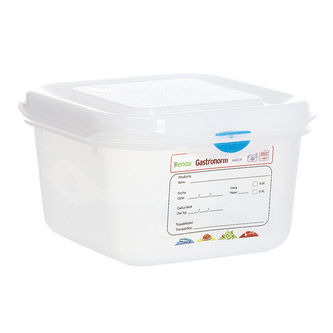 Denox gastronádoba GN1/6 s víkem GASTRONOX, 100 mm, polypropylen, objem 1,7 L, hermetická