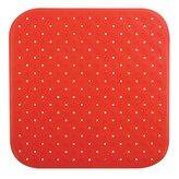 MSV protiskluzová podložka do sprchy CLASS Premium, červená, SBS kaučuk, 54 x 54 cm