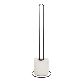 Spirella zásobník na toaletní papír STOCK, černý, ocel