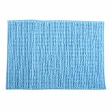 MSV koupelnová předložka CHENILLE, nebesky modrá, mikrovlákno, protiskluzová, 40 x 60 cm
