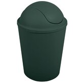MSV výklopný koš AKO, tmavě zelený, plast, 5,5 L