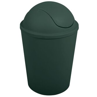 MSV výklopný koš AKO, tmavě zelený, plast, 5,5 L