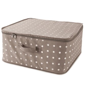 Textilní úložný box na oblečení a přikrývky se zipem Compactor Rivoli 46 x 46 x 20,5 Textilní úložný box na oblečení a přikrývky se zipem Compactor Rivoli 46 x 46 x 20,5