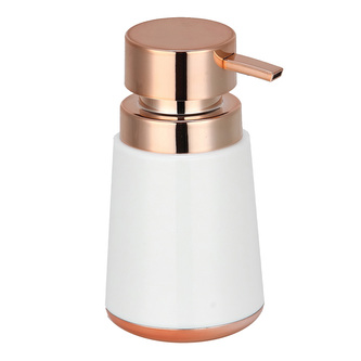 MSV dávkovač mýdla LENA, bílý, měděný, plast, 280 ml