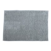 MSV koupelnová předložka CHENILLE, světle šedá, mikrovlákno, protiskluzová, 40 x 60 cm