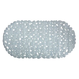 MSV protiskluzová podložka do vany GALETS, šedá, PVC, 35 x 68 cm MSV protiskluzová podložka do vany GALETS, šedá, PVC, 35 x 68 cm