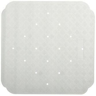 Spirella protiskluzová podložka do sprchy RUBY, bílá, přírodní kaučuk, 53 x 53 cm