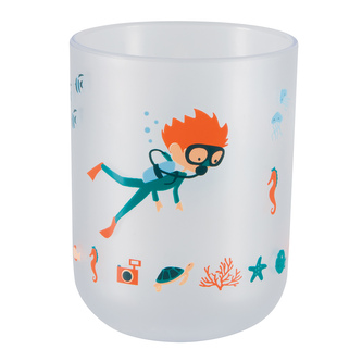 Spirella dětský kelímek na kartáčky SCUBA DIVER, potápěč, Plast