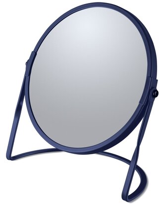 Spirella kosmetické zvětšovací zrcátko AKIRA, matná tmavě modrá, ocel