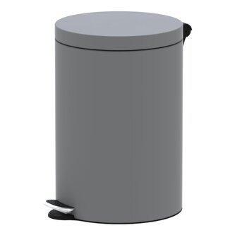 Pedálový odpadkový koš Freedom Fresh 20 l, lakovaná ocel, šedá