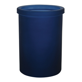 Spirella kelímek na zubní kartáčky YOKO, tmavě modrý, sklo