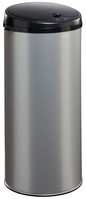 Bezdotykový odpadkový koš Rossignol Sensitive Basic 93612, 45 L, šedý, RAL 9006