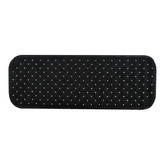 MSV protiskluzová podložka do vany CLASS Premium, černá, SBS kaučuk, 36 x 97 cm