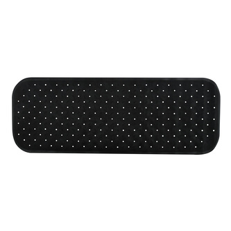 MSV protiskluzová podložka do vany CLASS Premium, černá, SBS kaučuk, 36 x 97 cm