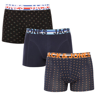 3PACK pánské boxerky Jack and Jones vícebarevné (12151351) M
