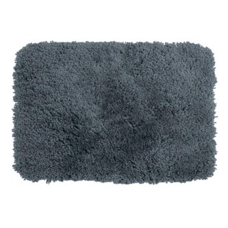 Spirella koupelnová předložka HIGHLAND, vysoký vlas, tmavě šedá, mikrovlákno, 70 x 120 cm