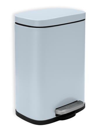 Spirella pedálový odpadkový koš AKIRA, matná ledově modrá, ocel, 5 L