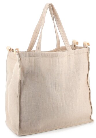 Rolser Bag Market Yuco bavlněná taška do nákupních košíků, 26 L, béžová