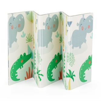 PETITE&MARS Podložka na hraní skládací Campy Jungle&Hexagon;