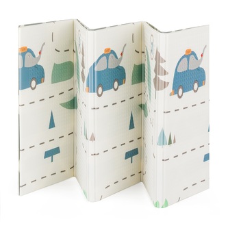 PETITE&MARS Podložka na hraní skládací Campy Cars&Arabesca;