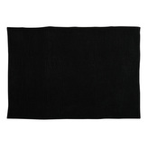 MSV koupelnová předložka CHENILLE, černá, mikrovlákno, protiskluzová, 50 x 80 cm