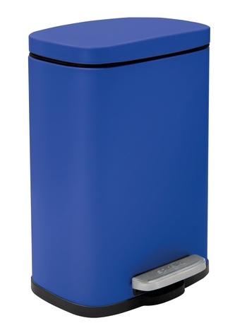 Spirella pedálový odpadkový koš AKIRA, královská modrá, ocel, 5 L