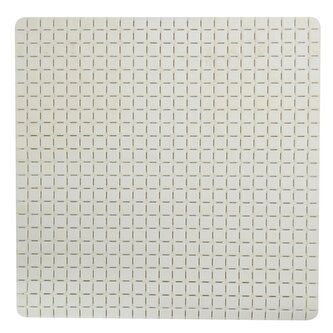 MSV protiskluzová podložka do sprchy QUADRO Premium, bílá, SBS kaučuk, 54 x 54 cm