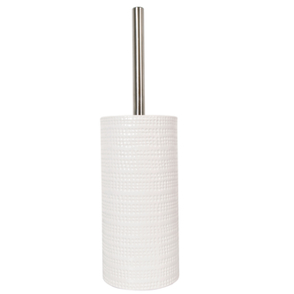 Spirella WC štětka VENISE, s keramickou nádobou, bílá