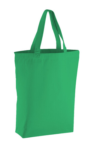 Bavlněná taška 18l ZELENÁ krátké ručky