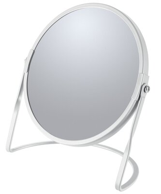 Spirella kosmetické zvětšovací zrcátko AKIRA, matná bílá, ocel