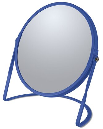 Spirella kosmetické zvětšovací zrcátko AKIRA, královsky modrá, ocel