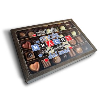 Pralinky Když Bůh stvořil bráchy: 28 ks pralinek