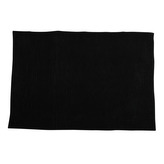 MSV koupelnová předložka CHENILLE, černá, mikrovlákno, protiskluzová, 40 x 60 cm