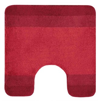 Spirella koupelnová WC předložka BALANCE, červená, polyester, 55 x 55 cm