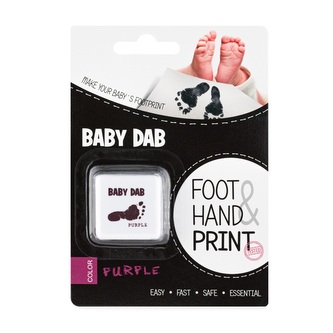 BABY DAB Barva na dětské otisky - fialová