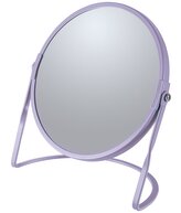 Spirella kosmetické zvětšovací zrcátko AKIRA, matná levandulová, ocel