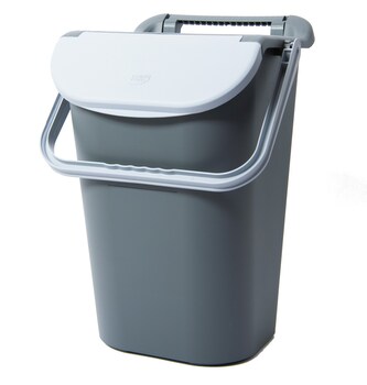 Belli E Forti koš na tříděný odpad TOWER, stohovatelný, šedý, plast, 40 L