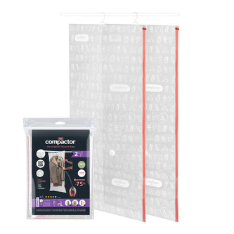 Sada 2 ks vakuových závěsných pytlů Compactor Espace L 70 x 145 cm